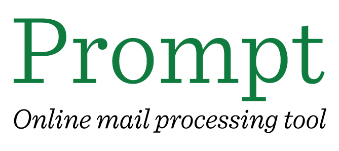 Prompt Online Mail Processing Tool